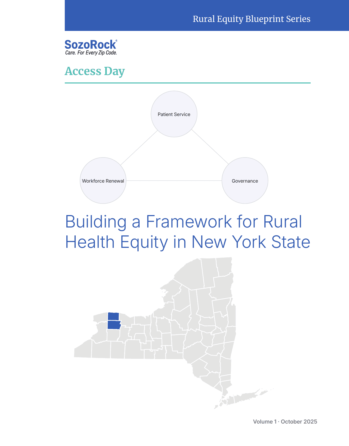 Rural Equity Blueprint Series, Volume 1 cover